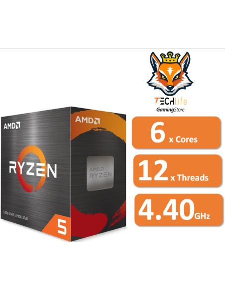 AMD Ryzen 5 5600 6x Cores a 3.50Ghz/4.40Ghz 32MB Socket AM4 | TechL...