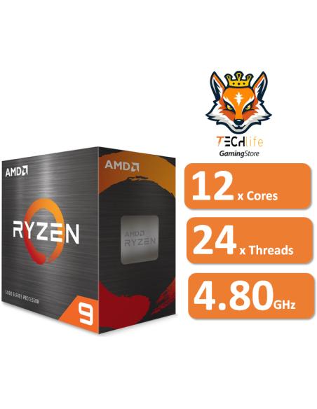 AMD Ryzen 9 5900X 12x Cores a 3.70Ghz/4.80Ghz 64MB Socket AM4 | Tec...