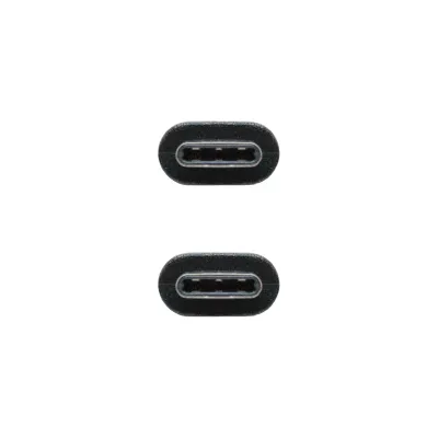 Nanocable Cable USB 2.0 Tipo C a USB Tipo C Macho/Macho 2m Negro