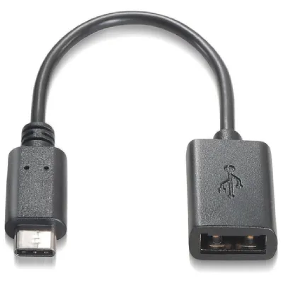 Nanocable Cable USB 2.0 Tipo C a USB Tipo A Macho/Hembra 15cm