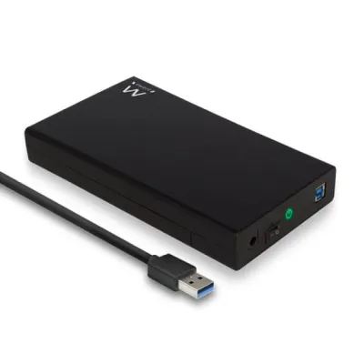 Ewent Carcasa para Disco Duro SATA de 3.5" sin Tornillos USB 3.1