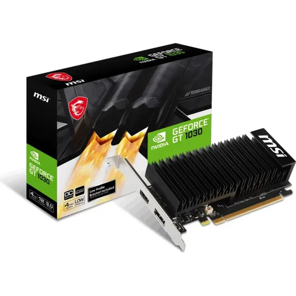 MSI Geforce GT 1030 LP 4GB OC DDR4 Perfil bajo