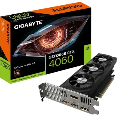 Gigabyte GeForce RTX 4060 OC 8GB Perfil bajo GDDR6 Gigabyte GeForce RTX 4060 OC 8GB Perfil bajo GDDR6