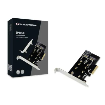 Conceptronic Emrick Adaptador PCIe SSD M.2 2 en 1 Conceptronic Emrick Adaptador PCIe SSD M.2 2 en 1
