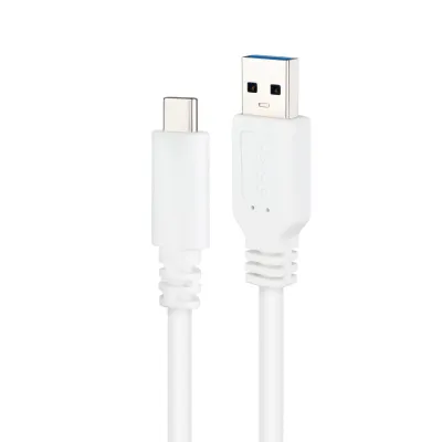Nanocable Cable USB 3.1 a USB-C Macho/Macho 0.5m Blanco