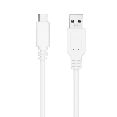 Nanocable Cable USB 3.1 a USB-C Macho/Macho 0.5m Blanco