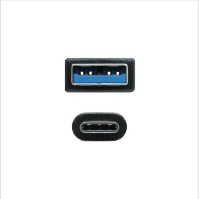Nanocable Cable USB 3.1 Gen2 a USB-C Macho/Macho 1.5m Negro