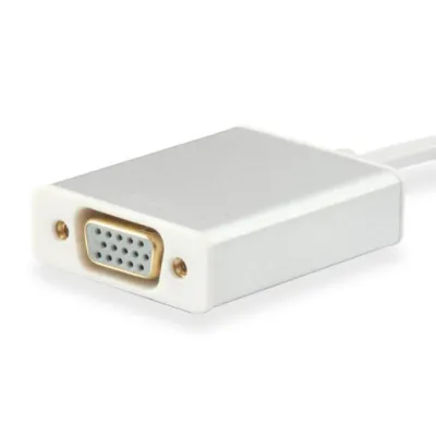Equip Cable USB Tipo C Macho a VGA Hembra 15cm Plata