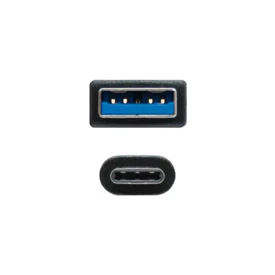Nanocable Cable USB 3.1 a USB-C Macho/Macho 2m Negro