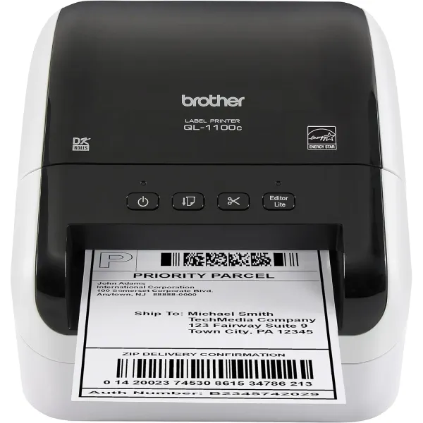 Brother QL-1100C Impresora de Etiquetas Térmica USB