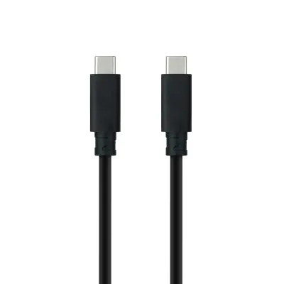 Nanocable Cable USB-C 3.1 Macho/Macho 50cm Negro