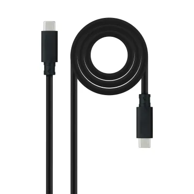 Nanocable Cable USB-C 3.1 Macho/Macho 1.5m Negro Nanocable Cable USB-C 3.1 Macho/Macho 1.5m Negro