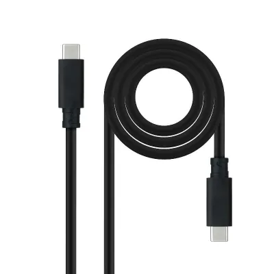 Nanocable Cable USB-C 3.1 Macho/Macho 1.5m Negro Nanocable Cable USB-C 3.1 Macho/Macho 1.5m Negro