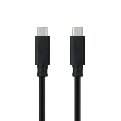 Nanocable Cable USB-C 3.1 Macho/Macho 1.5m Negro Nanocable Cable USB-C 3.1 Macho/Macho 1.5m Negro