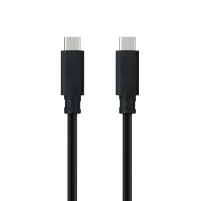Nanocable Cable USB-C 3.1 Macho/Macho 2m Negro Nanocable Cable USB-C 3.1 Macho/Macho 2m Negro
