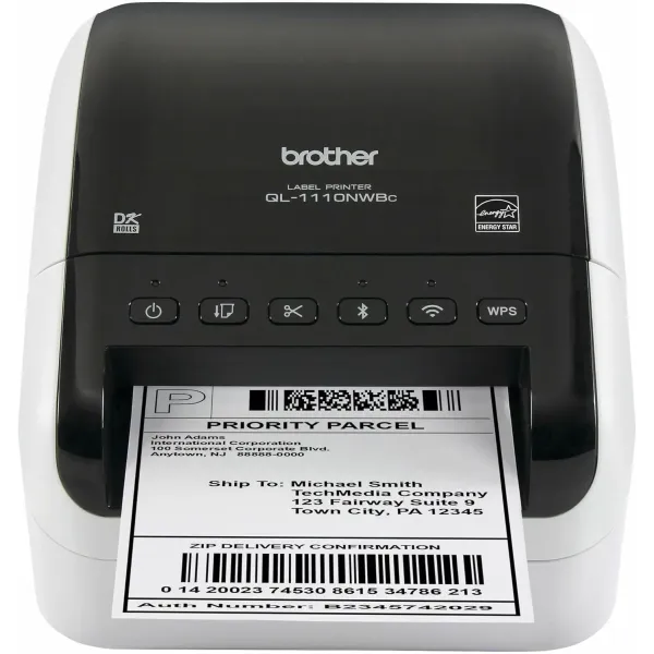 Brother QL-1110NWBC Impresora de Etiquetas Térmica Directa 300x300 DPI WiFi Bluetooth