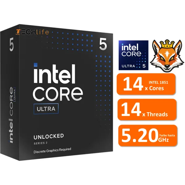 Intel Core Ultra 5 245KF 4.2/5.2GHz Box