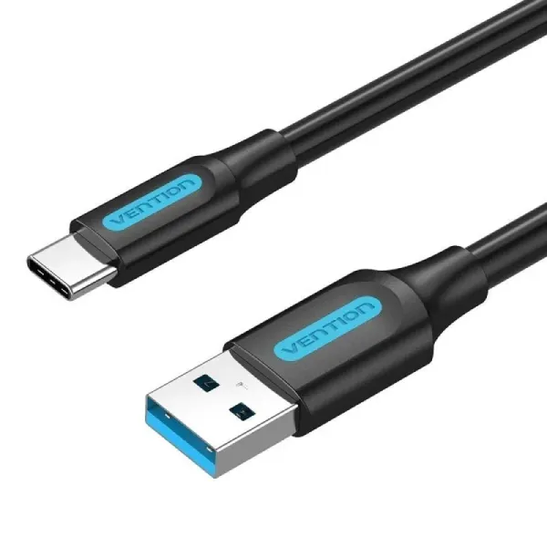 Vention Cable USB-C a USB 3.0 Macho/Macho 60W 2m Negro