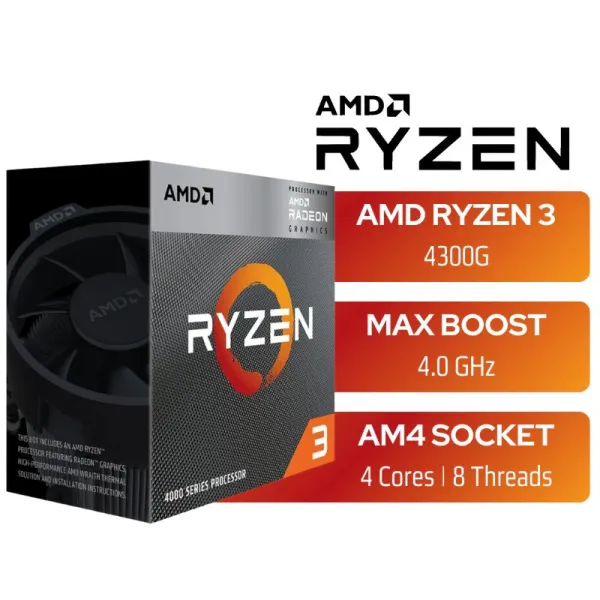 AMD Ryzen 3 4300G 3.8 GHz Box