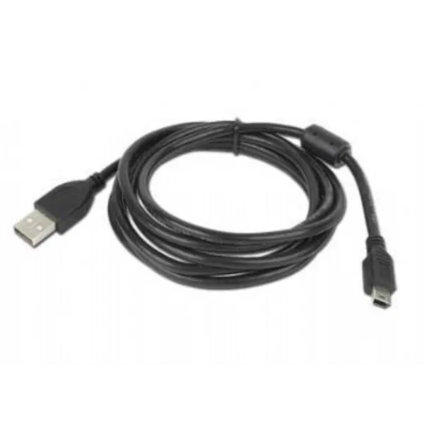 Gembird 1.8m USB 2.0 A/mini-USB cable USB 1,8 m USB A Mini-USB B Negro