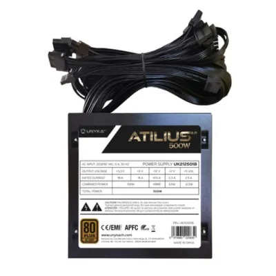 UNYKAch Atilius 2.0 Black 500W 80 Plus Bronze UNYKAch Atilius 2.0 Black 500W 80 Plus Bronze
