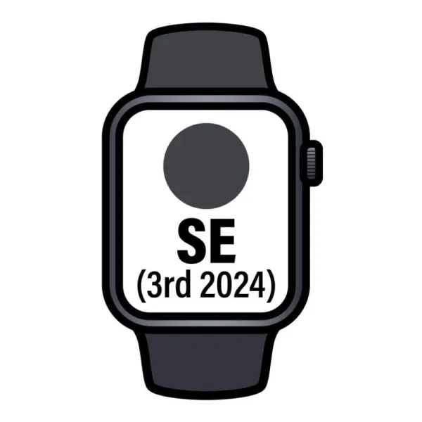 Apple Watch SE GPS 40mm Caja de Aluminio Medianoche con Correa Deportiva Medianoche S M