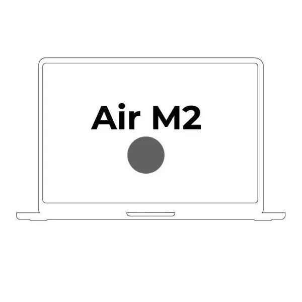 Apple Macbook Air 13.6' (2023) M2 CPU x8/GPU x8 16GB 256GB SSD Gris Espacial
