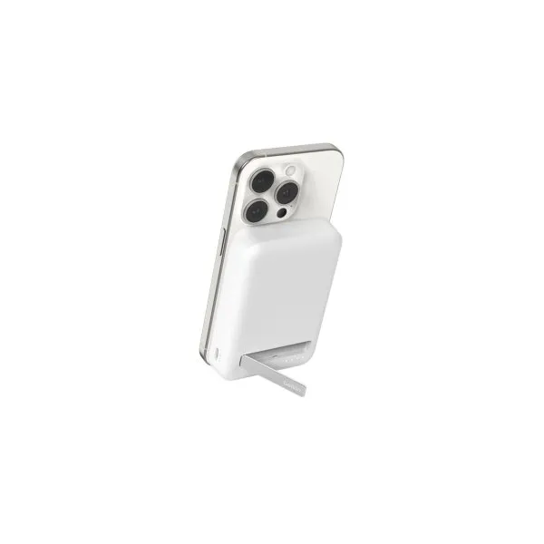 Base De Carga Inalambrica Belkin Bpd008btwh Magnetica10000mah Con Qi2 De 15w Blanca