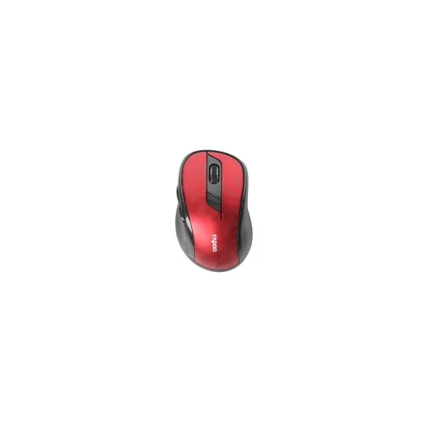 Mouse Rapoo Wireless Y Bluetooth M500 Silent 2.4g Ghz Bt 4.0 Usb 3.0 6 Botones 1600 Ppp Ajustable Rojo Oscuro Multi Mode