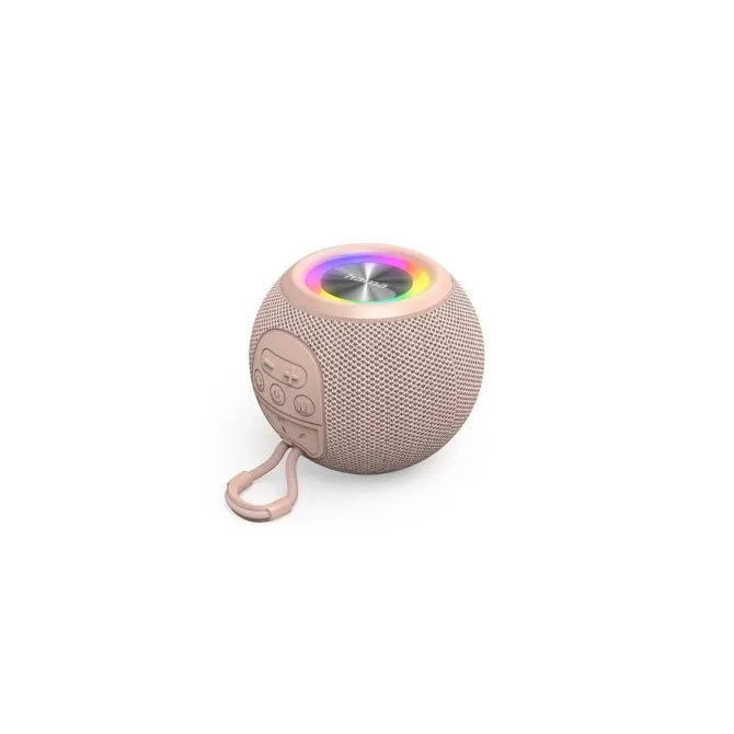 Hama Altavoz Bluetooth Ball Shape Rosa 5W iluminación RGB 10h