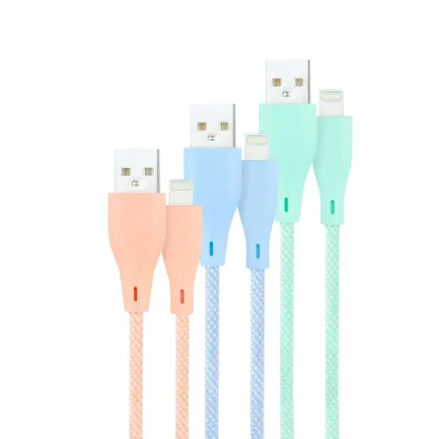 Nanocable Pack 3 Cables Mallados USB 2.0 a Lightning Nanocable Pack 3 Cables Mallados USB 2.0 a Lightning