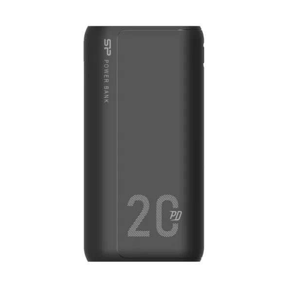 Silicon Power Bank QS15 Negro Batería 20.000mAh Carga rápida QC3.0+PD/USB-C x1, Micro-B x1, USB-A x2