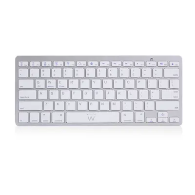 Ewent EW3161 teclado Oficina Bluetooth QWERTY Español Plata
