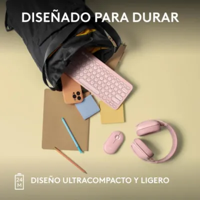 Logitech Pebble Mouse 2 M350s Ratón Inalámbrico Rosa 4000 DPI Logitech Pebble Mouse 2 M350s Ratón Inalámbrico Rosa 4000 DPI