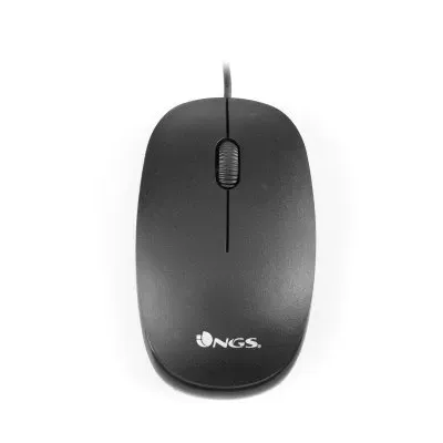 Mouse Ngs Flame Black Optico Por Cable Con Conexion Usb-c Mouse Ngs Flame Black Optico Por Cable Con Conexion Usb-c