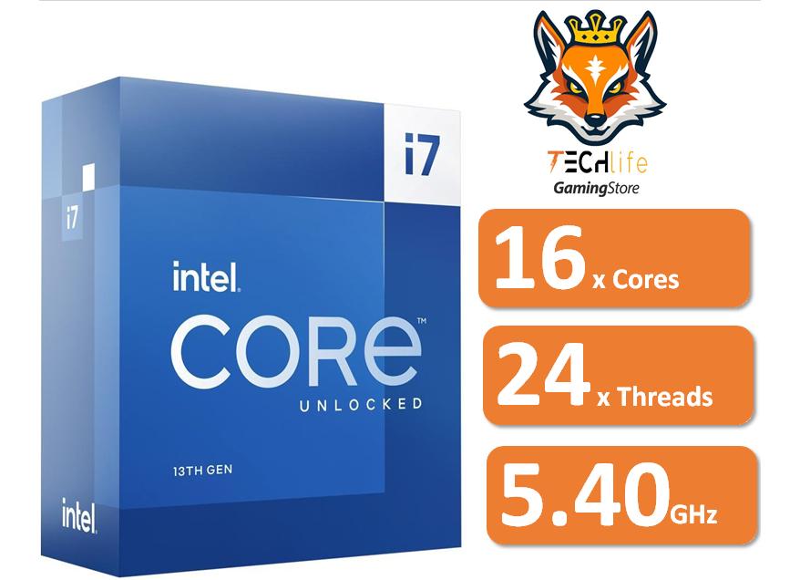 Intel Core i7-13700KF 16x Cores a 3.40Ghz/5.4Ghz 30MB Socket 1700 |...