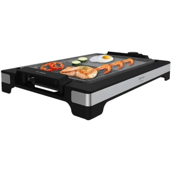 Cecotec Tasty&Grill 2000 Inox MixStone Plancha de Asar 2000W