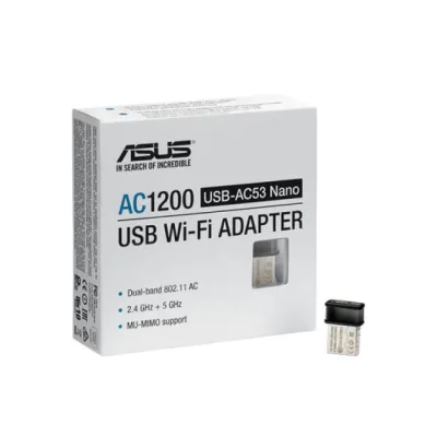 Asus USB-AC53 Nano Adaptador Inalámbrico USB AC1200 MU-MIMO Asus USB-AC53 Nano Adaptador Inalámbrico USB AC1200 MU-MIMO