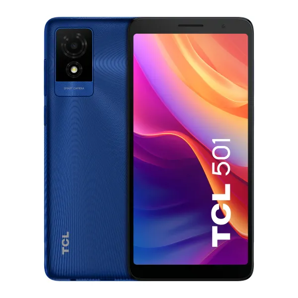 TCL 501 Azul 6" 32GB 2GB 4G LTE Android 14 Go Edt. USB-C