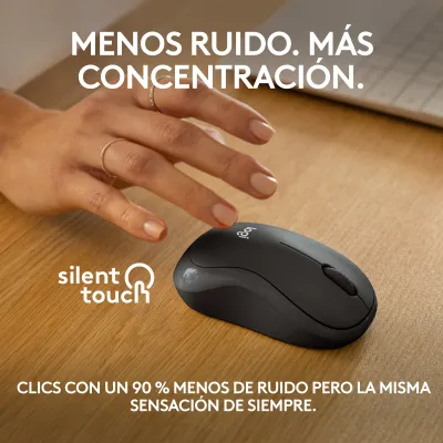 Logitech M240 Silent Ratón Bluetooth Grafito
