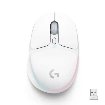 Logitech G705 Gaming Blanco RGB Ratón Bluetooth+USB 8200 DPI