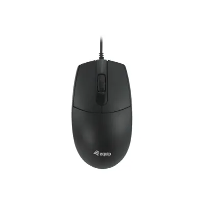 Equip 245117 ratón Oficina Ambidextro USB tipo A Óptico 1200 DPI
