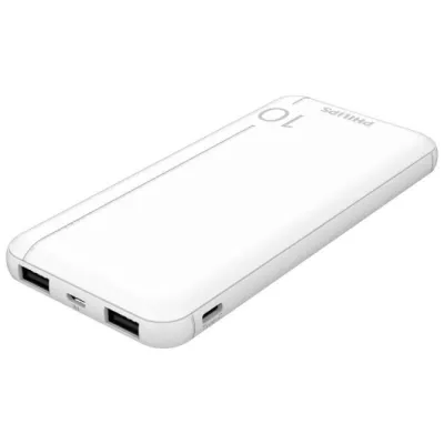 Powerbank 10000mAh Philips DLP1810NW/62/ Blanca Powerbank 10000mAh Philips DLP1810NW/62/ Blanca