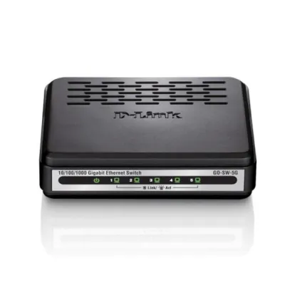 D-Link GO-SW-5G Switch Plástico 5 Puertos Gigabit 10 100 1000 D-Link GO-SW-5G Switch Plástico 5 Puertos Gigabit 10 100 1000