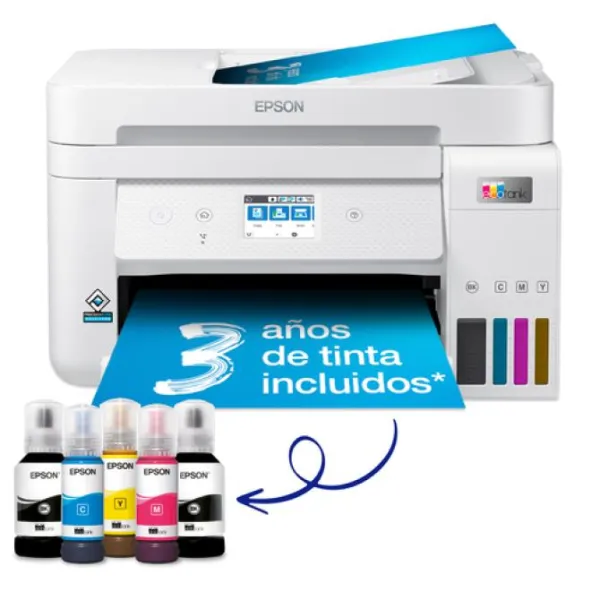 Epson EcoTank ET-4856 Impresora Multifunción Color WiFi Dúplex Fax