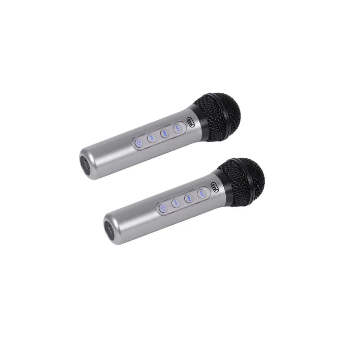 Trevi EM 415 R Negro, Plata Micrófono para karaoke