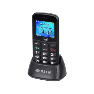 Trevi Max 20 4,5 cm (1.77") 160 g Negro Teléfono para personas Trevi Max 20 4,5 cm (1.77") 160 g Negro Teléfono para personas