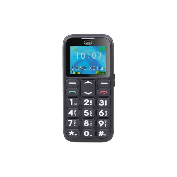 Trevi Sicuro 10 4,5 cm (1.77") Negro Teléfono para personas mayores