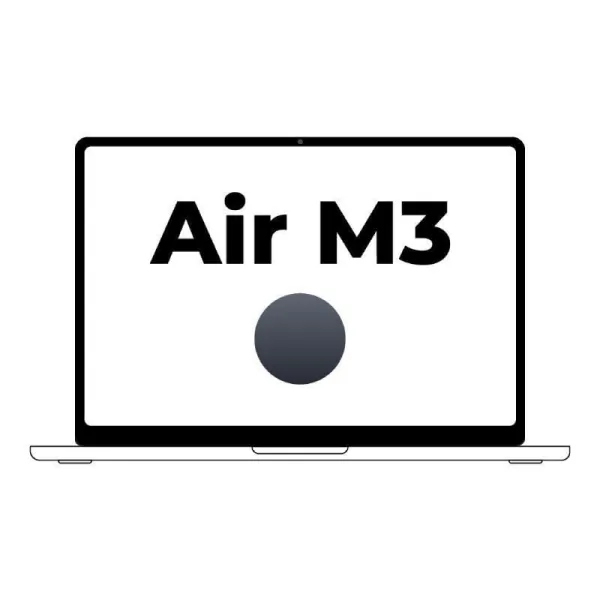 Apple Macbook Air 13.6' (2024) M3 CPU x8/GPU x10 24GB 512GB SSD Medianoche