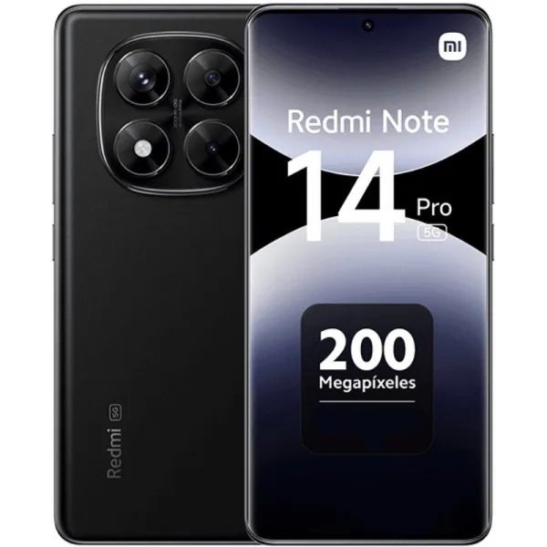Xiaomi Redmi Note 14 Pro 5G 8/256GB Negro Medianoche Libre